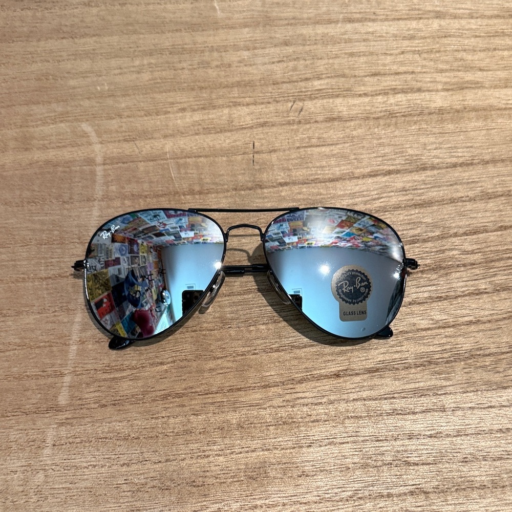 Ray-Ban Silver Aviator Sunglasses